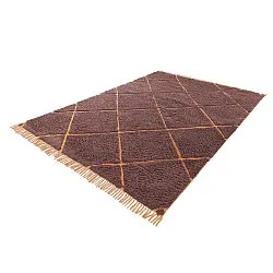 Shaggy szőnyeg - Bellevue Natural Cotton Shaggy (piros/narancs)