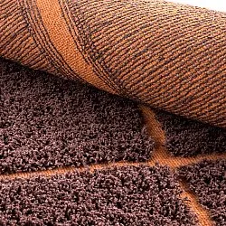 Shaggy szőnyeg - Bellevue Natural Cotton Shaggy (piros/narancs)