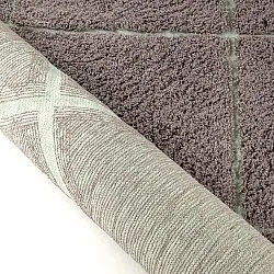 Shaggy szőnyeg - Bellevue Natural Cotton Shaggy (szürkés/zöld)