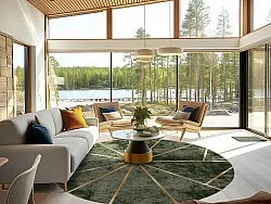 Kerek szőnyeg - Bellizzi (zöld)