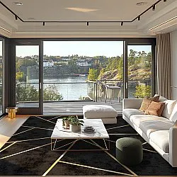 Wilton szőnyeg - Bellizzi (fekete)