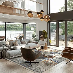 Wilton szőnyeg - Bohemia (kék/többszínű)