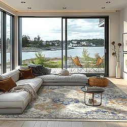 Wilton szőnyeg - Bohemia (kék/többszínű)