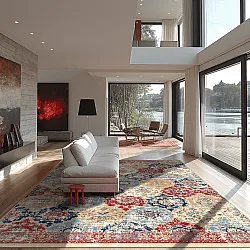 Wilton szőnyeg - Bohemia (piros/többszínű)