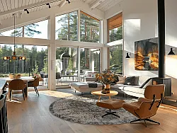 Kerek szőnyeg - Bouhjar (szürke/többszínű)