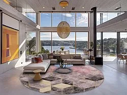 Kerek szőnyeg - Brendola (rózsaszín/szürke/arany)