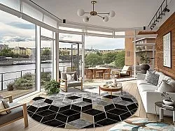 Kerek szőnyeg - Brigooda (szürke)