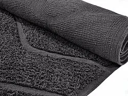 Shaggy szőnyeg - Brynn Natural Cotton Shaggy (fekete)