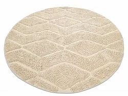 Kerek szőnyeg - Brynn Natural Cotton Shaggy (bézs)