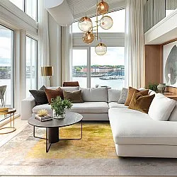 Wilton szőnyeg - Budoni (szürke/bezs/sárga)