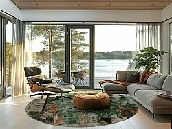 Kerek szőnyeg - Calabria (többszínű)