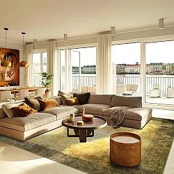 Wilton szőnyeg - Campana (bezs/sárga)