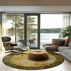 Kerek szőnyeg - Campana (bezs/sárga)