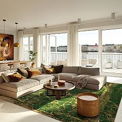 Wilton szőnyeg - Cantoria (bezs/zöld)