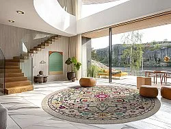 Kerek szőnyeg - Castro (többszínű)