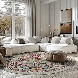 Kerek szőnyeg - Castro (többszínű)