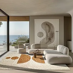 Shaggy szőnyeg - Cervia Natural Cotton Shaggy (bézs)