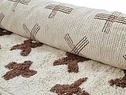 Kerek szőnyeg - Chesley Natural Cotton Shaggy (bézs)