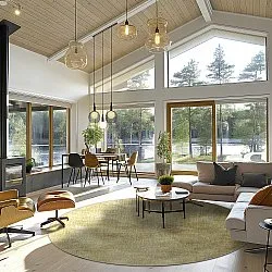 Kerek szőnyeg - Chodos (arany)