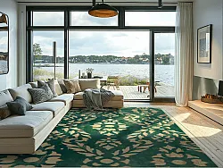 Wilton szőnyeg - Circe (zöld/Arany)