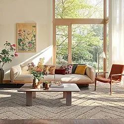 Shaggy szőnyeg - Conara Natural Cotton Shaggy (bézs)