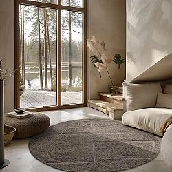 Kerek szőnyeg - Cremona Natural Cotton Shaggy (tópszín)