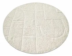 Kerek szőnyeg - Cremona Natural Cotton Shaggy (offwhite)