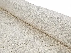 Kerek szőnyeg - Cremona Natural Cotton Shaggy (offwhite)
