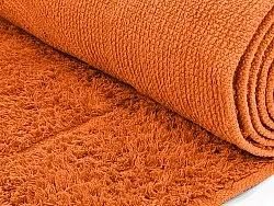 Kerek szőnyeg - Cremona Natural Cotton Shaggy (narancssárga)