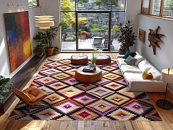 Wilton szőnyeg - Deia (rózsaszín/multi)