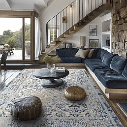 Wilton szőnyeg - Denizli (kék)