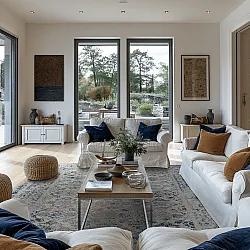 Wilton szőnyeg - Denizli (kék)