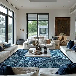 Wilton szőnyeg - Douz (kék)