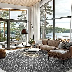 Kerek szőnyeg - Draham (szürke)