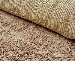 Kerek szőnyeg - Ebba Natural Cotton Shaggy (barna)