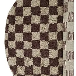 Kerek szőnyeg - Elsey Natural Cotton Shaggy (bézs/barna)