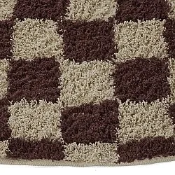 Kerek szőnyeg - Elsey Natural Cotton Shaggy (bézs/barna)