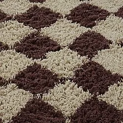 Kerek szőnyeg - Elsey Natural Cotton Shaggy (bézs/barna)