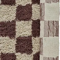 Kerek szőnyeg - Elsey Natural Cotton Shaggy (bézs/barna)