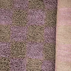 Shaggy szőnyeg - Elsey Natural Cotton Shaggy (barna/lila)