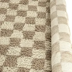 Shaggy szőnyeg - Elsey Natural Cotton Shaggy (krém/homok)