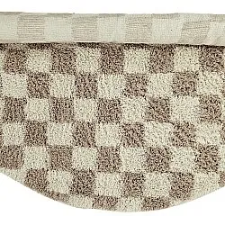 Kerek szőnyeg - Elsey Natural Cotton Shaggy (krém/homok)