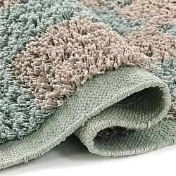 Shaggy szőnyeg - Elsey Natural Cotton Shaggy (szürke/rózsaszín)