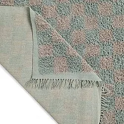 Shaggy szőnyeg - Elsey Natural Cotton Shaggy (szürke/rózsaszín)