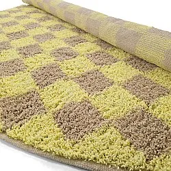 Kerek szőnyeg - Elsey Natural Cotton Shaggy (sárga/bézs)