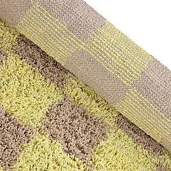 Kerek szőnyeg - Elsey Natural Cotton Shaggy (sárga/bézs)