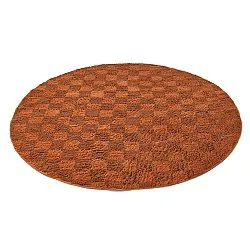 Kerek szőnyeg - Elsey Natural Cotton Shaggy (narancs/piros)