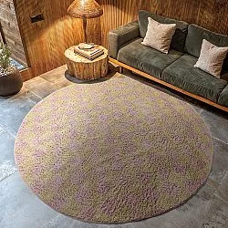 Kerek szőnyeg - Elsey Natural Cotton Shaggy (rózsaszín/narancs)