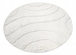 Kerek szőnyeg - Emilia Natural Cotton Shaggy (offwhite)