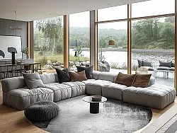 Kerek szőnyeg - Esperia (szürke)